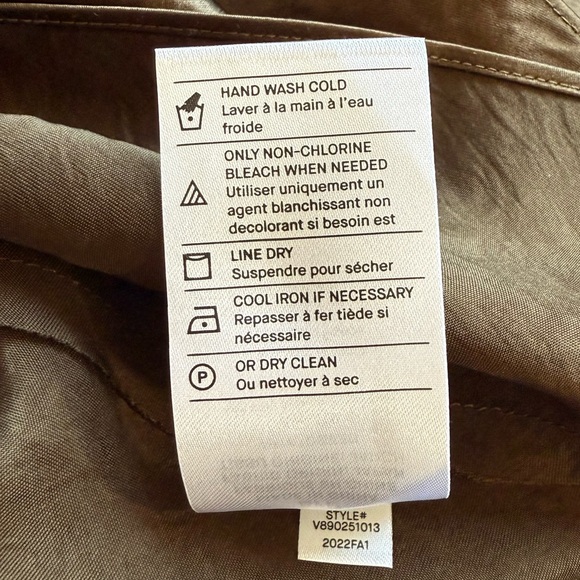 VINCE Satin Slip Dress in Nutwood Size S - Picture 13 of 16